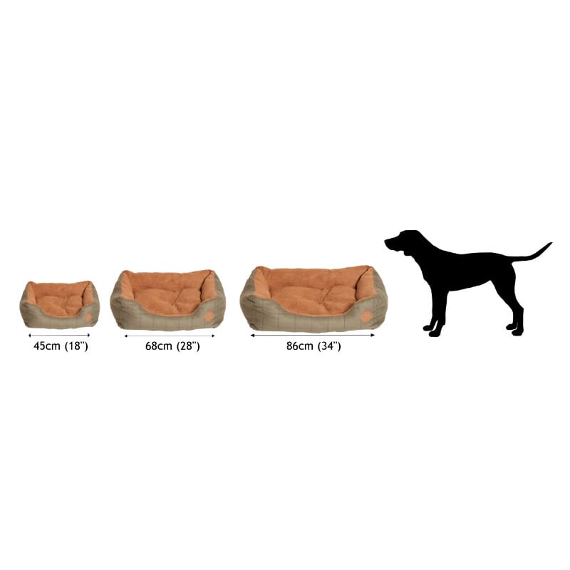 Danish Design Hunter Tweed Snuggle Dog Bed MedicAnimal