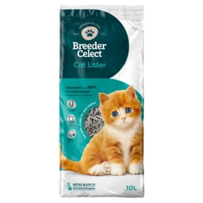 Clumping paper cat litter sale