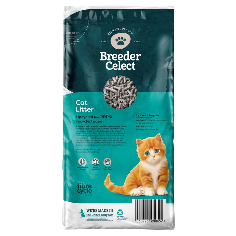 Cardboard cat litter store