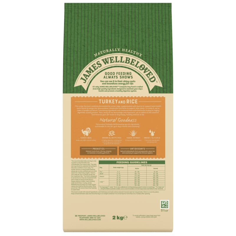 James Wellbeloved Senior Dry Dog Food MedicAnimal