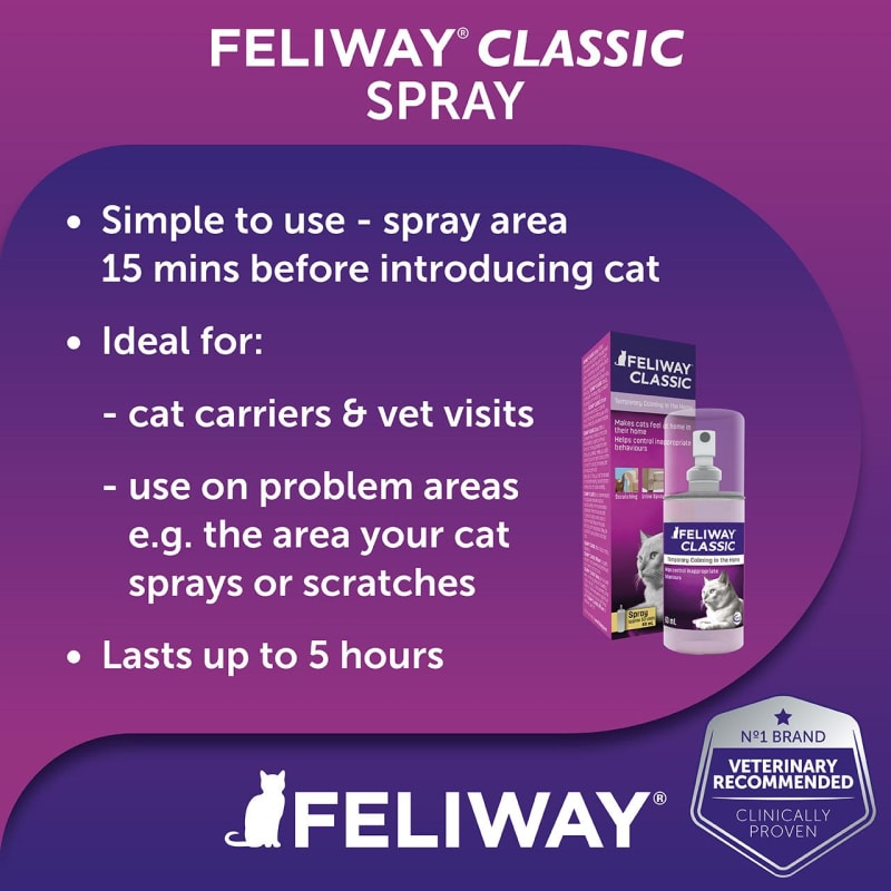 Feliway Classic Calming Spray for Cats —