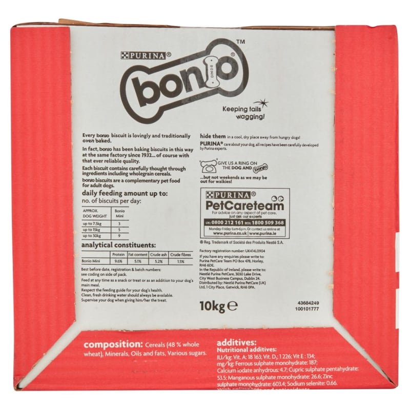 Bonio ingredients 2025