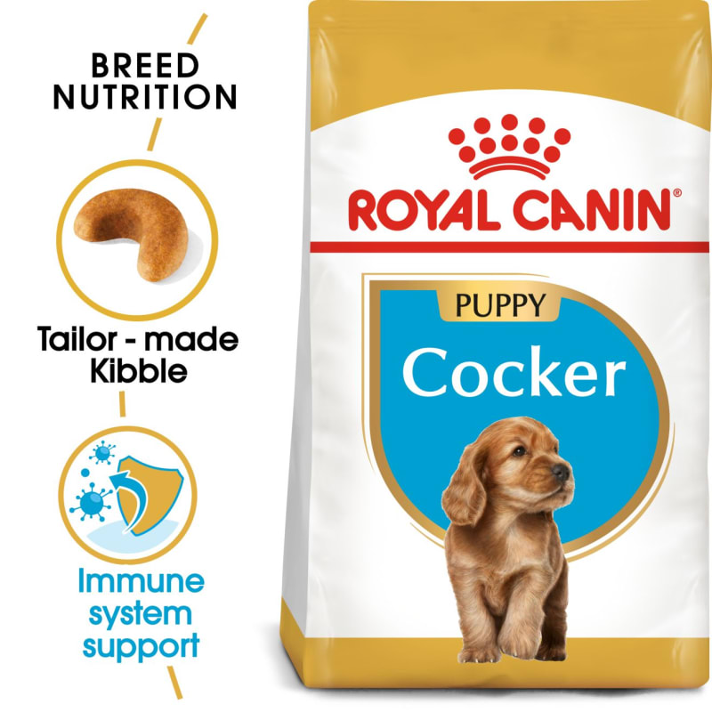 Royal Canin Spaniel Cocker Puppy Dry Dog Food 3kg