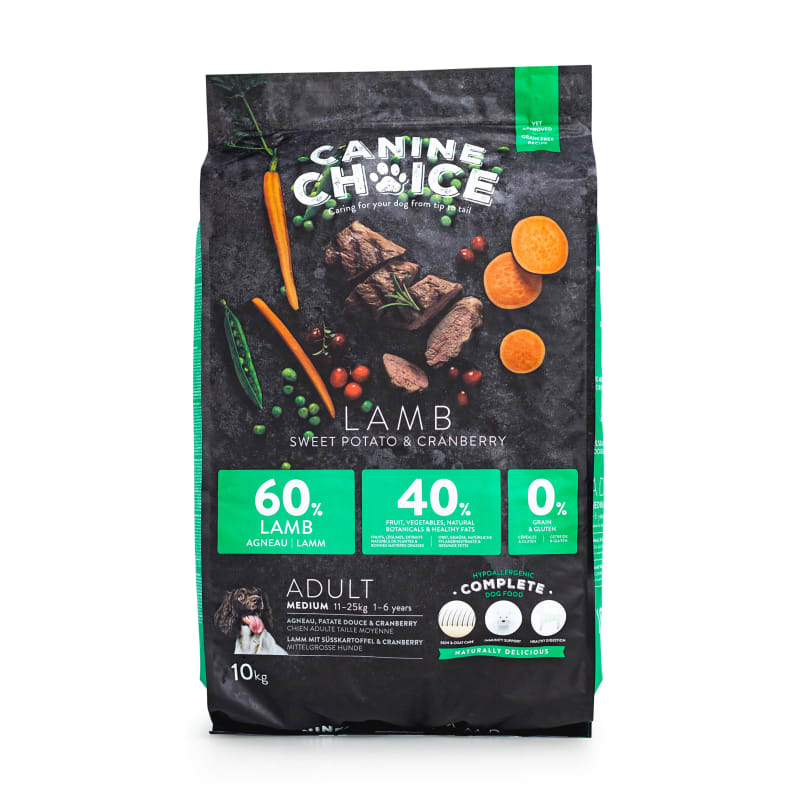 Canine choice shop dry dog food