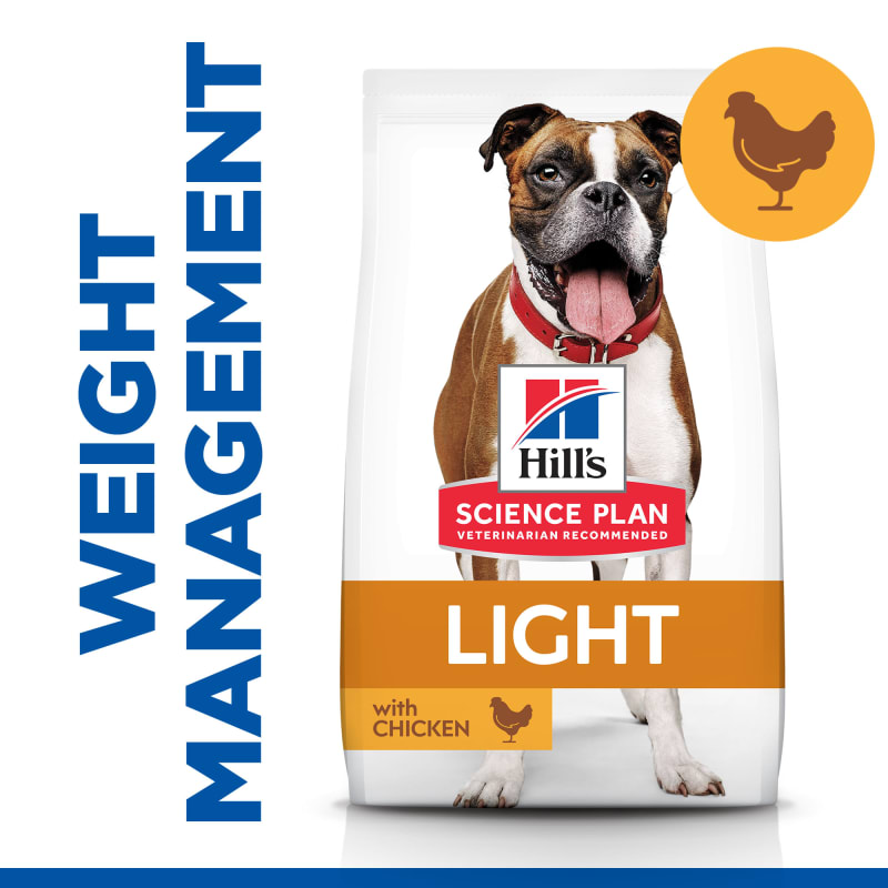 Science plan sales light dog food