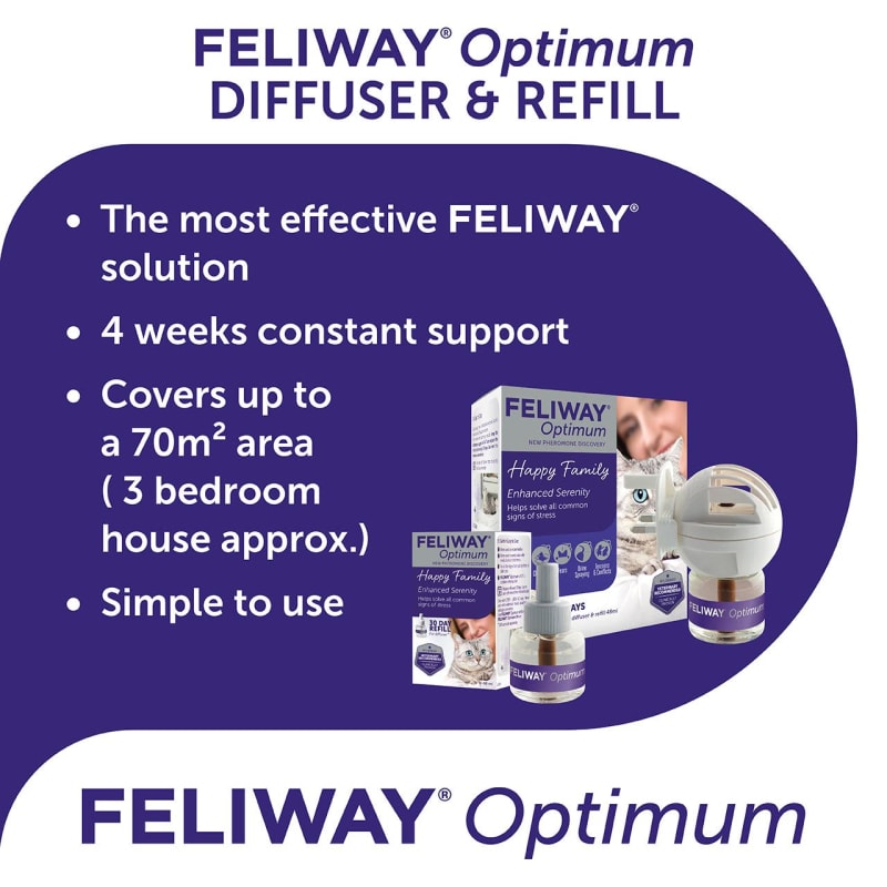 Feliway Feliway Optimum Recharge 48 ml Ceva - Vétorino