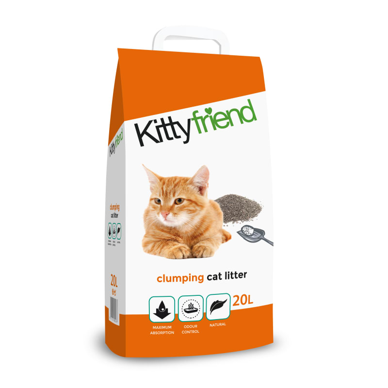 Sanicat Kitty Friend Clumping Cat Litter 20L
