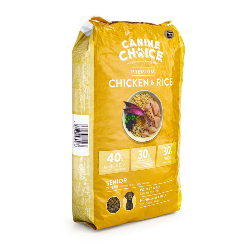 Canine Choice Premium Senior Dry Dog Food Chicken 2kg Chicken