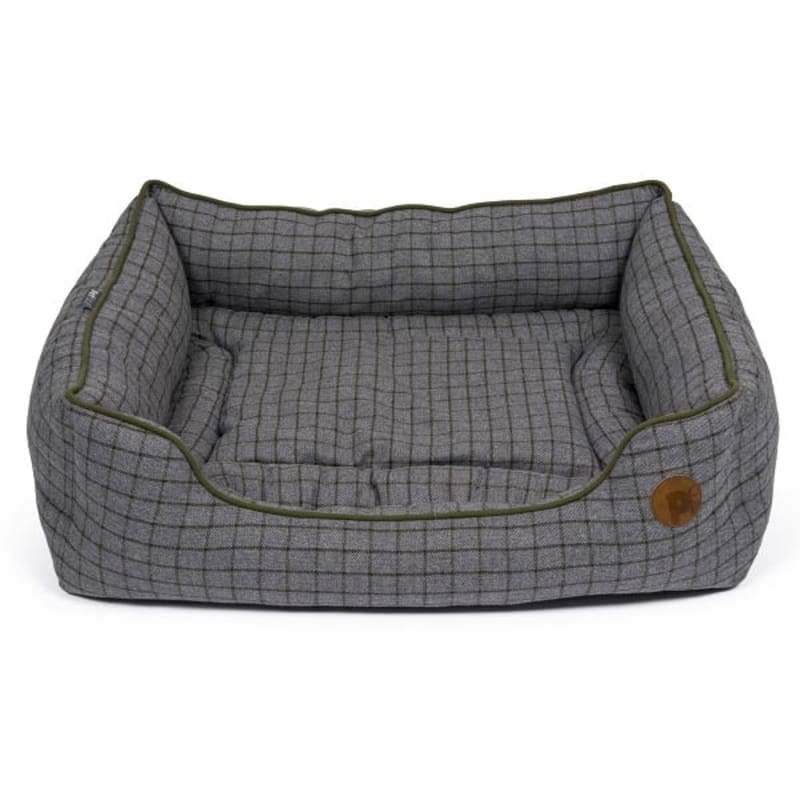 Petface Square Dog Bed Moss Green MedicAnimal