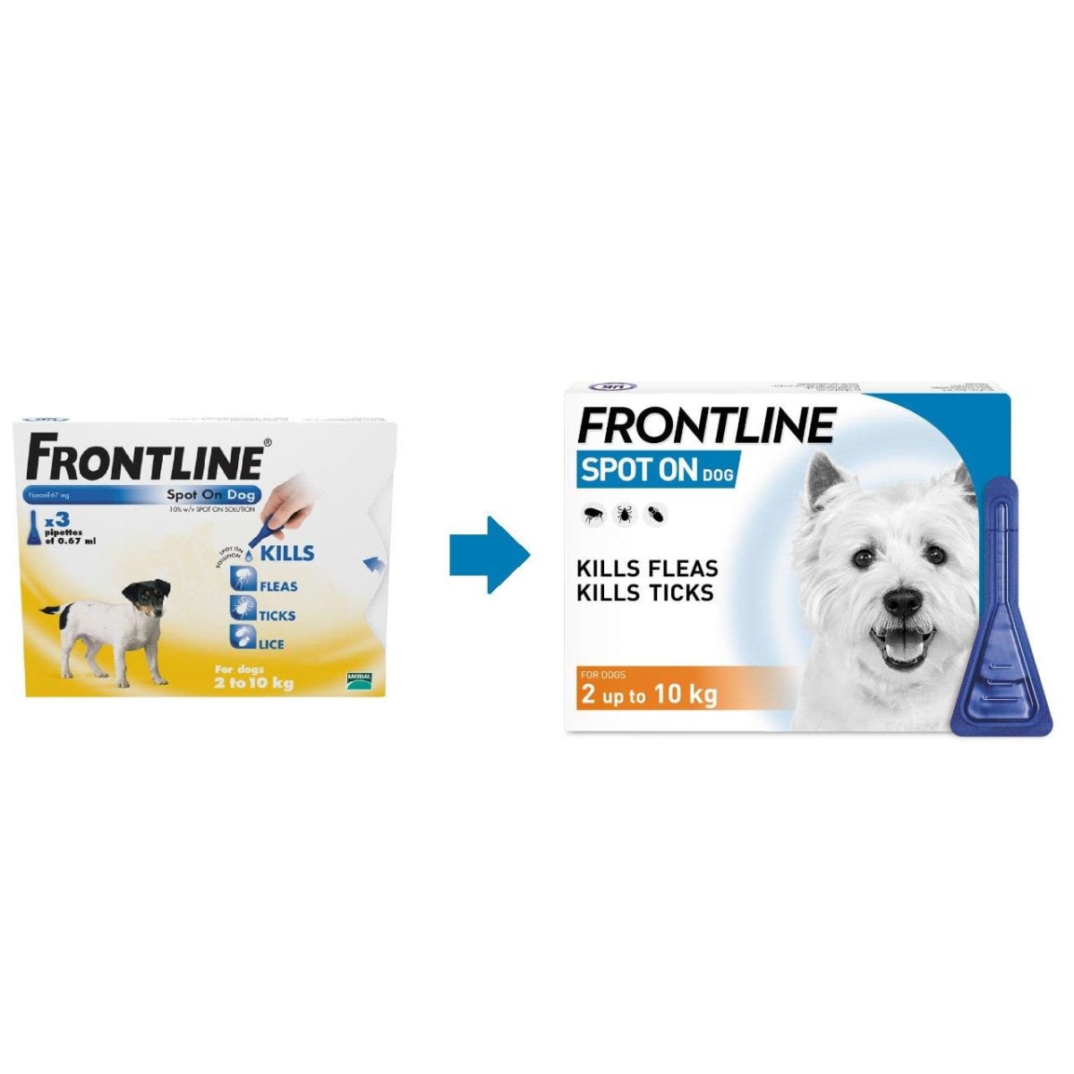 Flea tick frontline spot on dogs discount