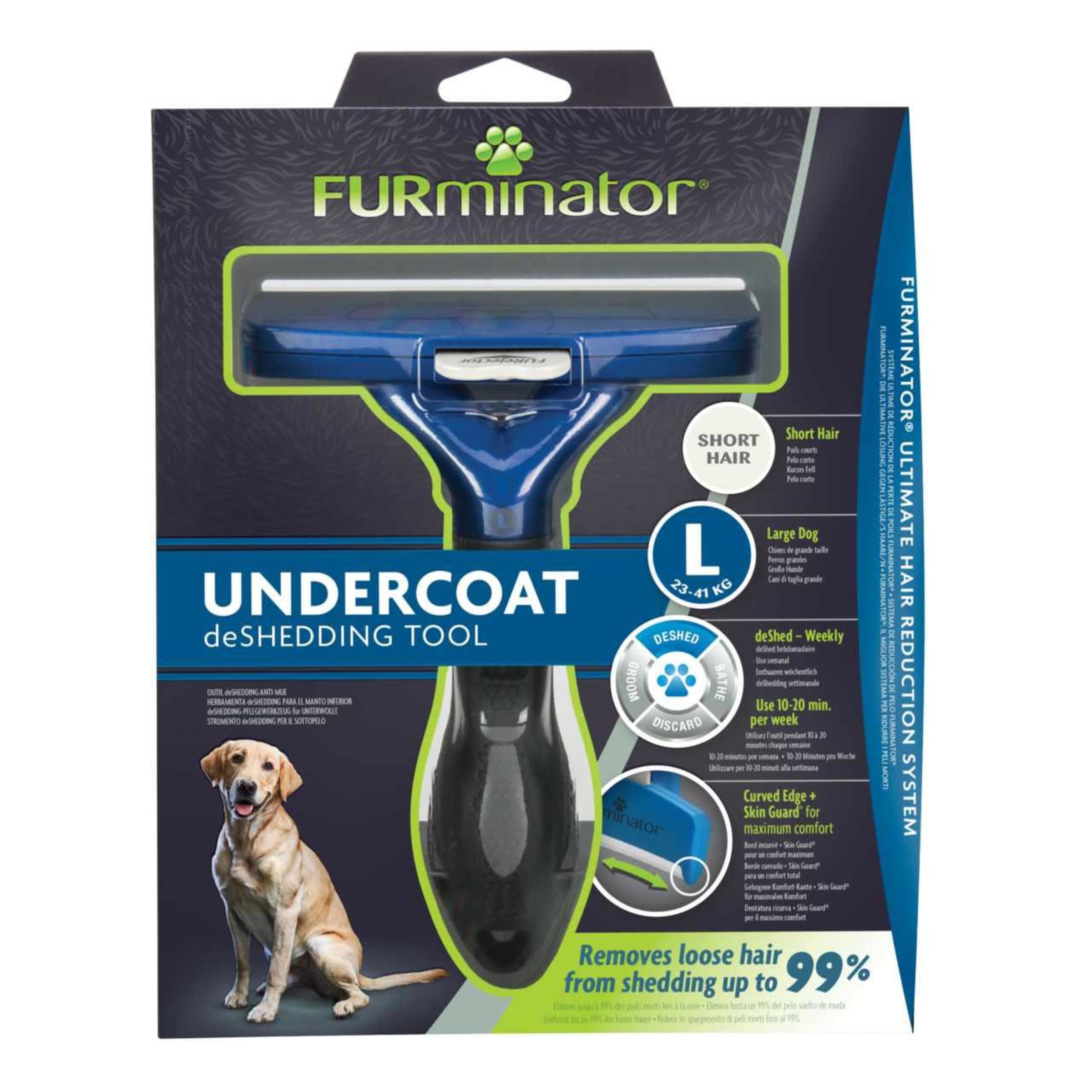 Short hair deshedding tool clearance