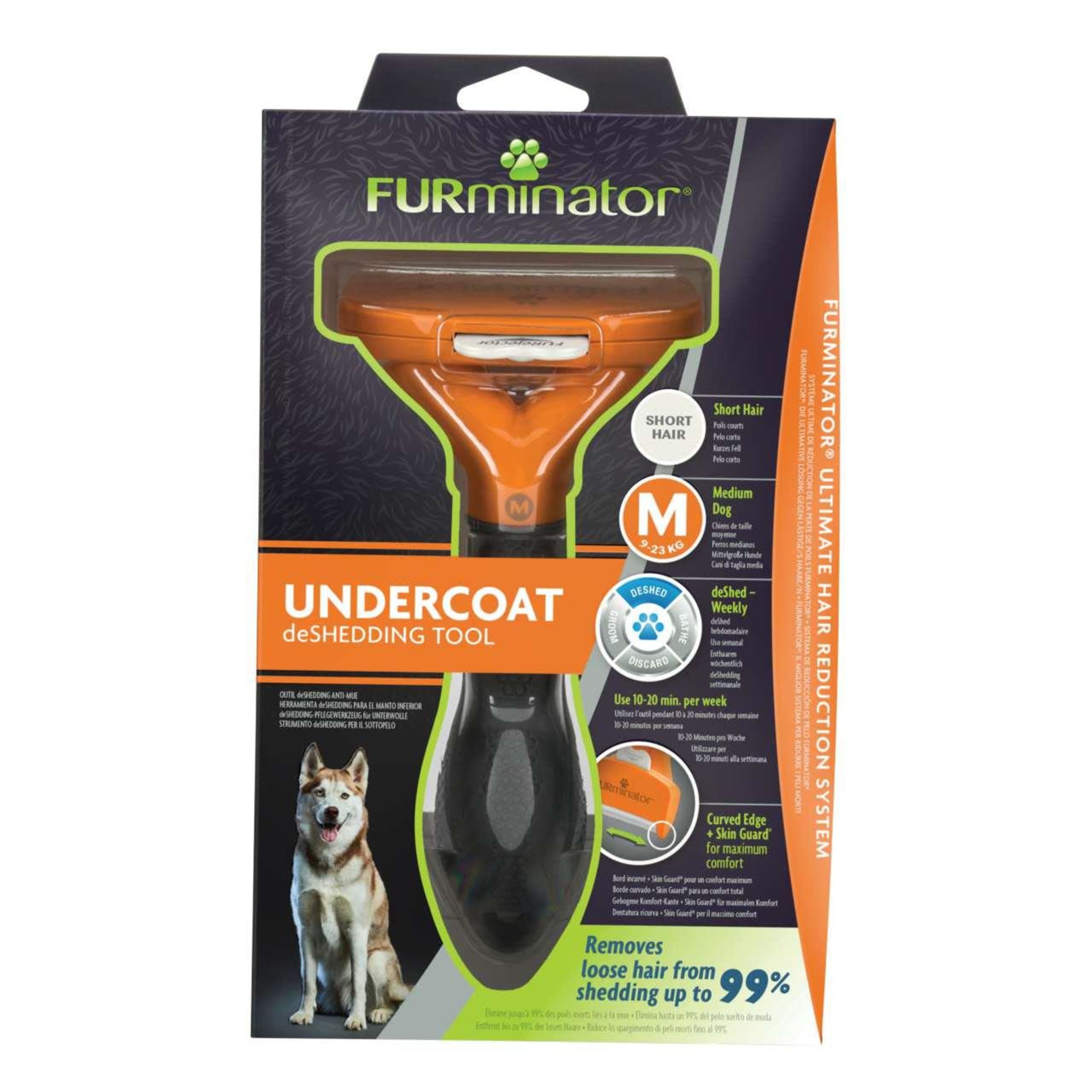 Short hair deshedding tool clearance