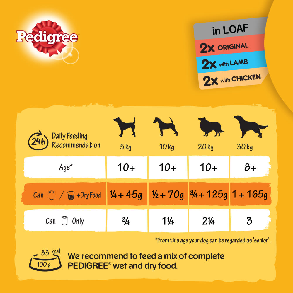 Pedigree Senior Wet Dog Food Tins - | Pet-Supermarket.co.uk