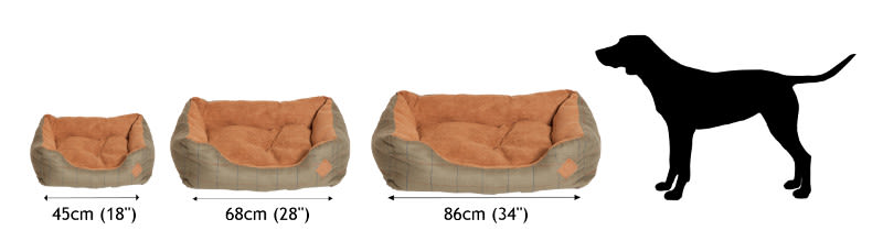 Danish Design Hunter Tweed Snuggle Bed 18 