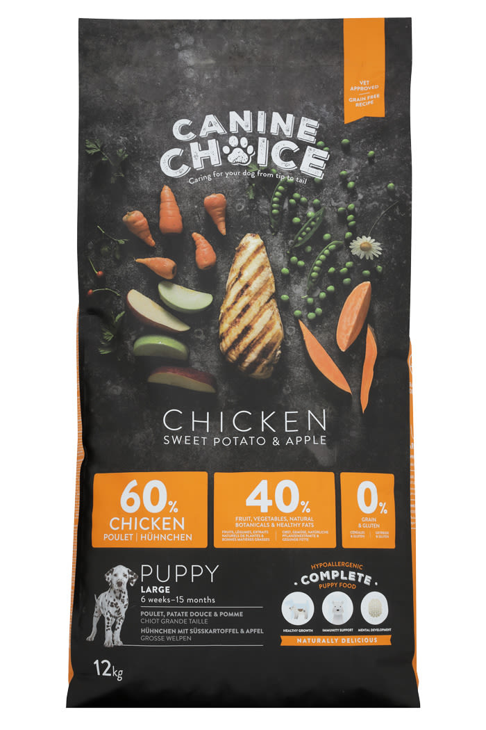 canine choice puppy large dog food