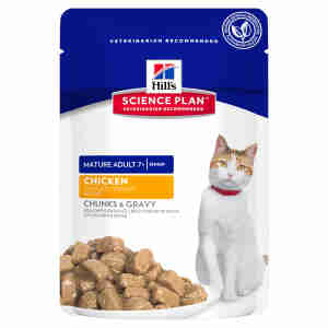 Hills Science Plan Tender Chunks Mature Katzenfutter - Frischebeutel