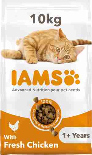 Iams Katzenfutter mit Huhn
