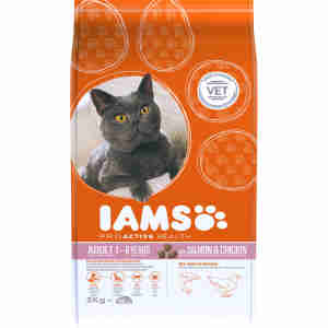 Iams Katzenfutter mit Lachs
