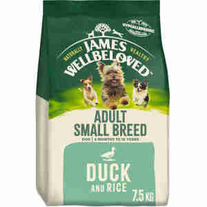 James Wellbeloved - Chien Adulte de Petite Race – Canard et Riz