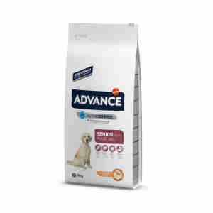 ADVANCE Maxi Senior Hundefutter mit Huhn & Reis