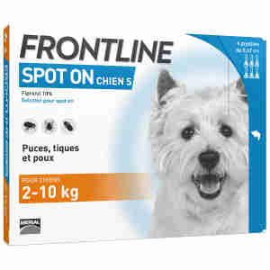 Frontline Spot On pour Petit Chien (2-10kg)