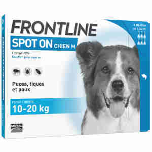 Frontline Spot On pour Chien Moyen (10-20kg)