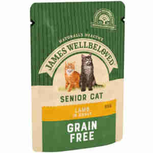 Sachets James Wellbeloved à l'agneau - Chats Agés