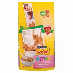 Go-Cat Complete Kitten - Poulet, Carottes & Lait