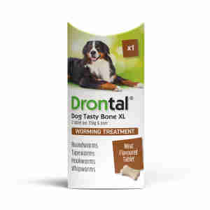 Drontal Plus XL Beef Flavour Dog Worming Tablet