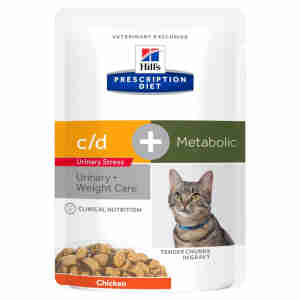 Hill's Prescription Diet Feline Metabolic Plus Urinary Stress - Aliment santé pour chat