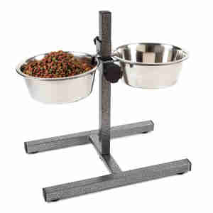 Kokoba Hundebar mit 2 Edelstahlnäpfen