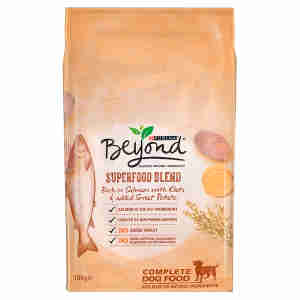 Beyond Simply Superfood Blend Adult Dry Dog Food Rich in Salmon with Oats and Added Sweet Potatoes