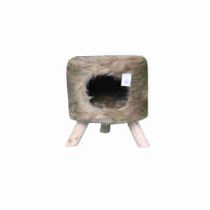 Kokoba 2 in 1 Höhle & Hocker für Katzen