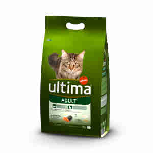 Croquettes Ultima Chat Adulte Saumon et Riz