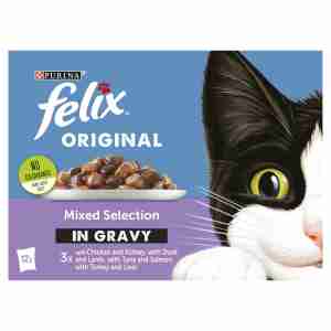 Felix Cat Food Meat Selection In Gravy