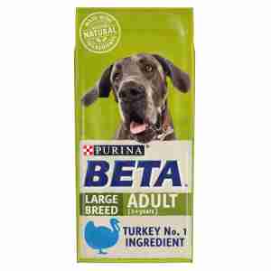 BETA Adult Large Breed Dry Dog Food with Turkey