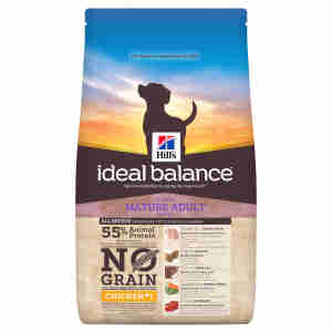 Croquettes Hill’s Ideal Balance sans céréales pour chiens matures