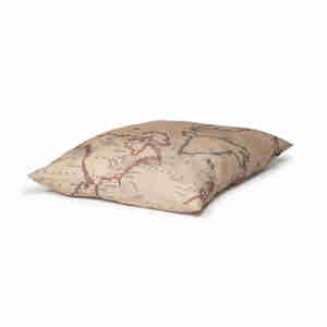 Danish Design Vintage Maps Deep Duvet