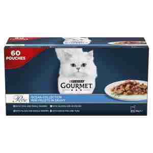 Gourmet Perle Adult Mini Fillets Cat Pouches