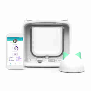 Chatière à micropuce électronique SureFlap Connect avec Hub