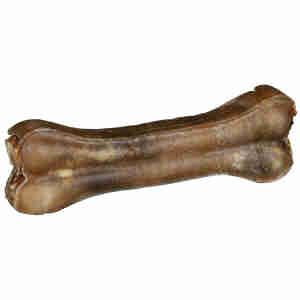 Kauknochen mit Ochsenziemer-Füllung für Hunde