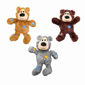 KONG Wildknots Bear Plush Dog Toy