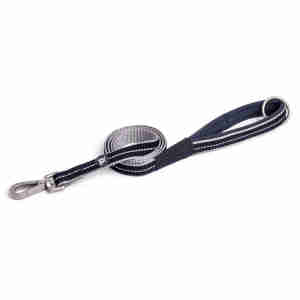 Petface Signature Padded Dog Lead in Black