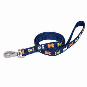 Petface Dog Lead with Multi Bone Print