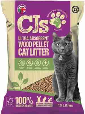 CJ’s Katzenstreu aus Holzgranulat