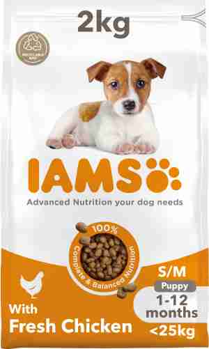 IAMS for Vitality Puppy Food Small & Medium Breed with Chicken
