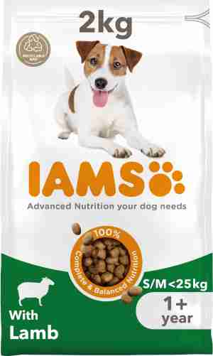 IAMS for Vitality Adult Dog Food Small & Medium Breed with Lamb