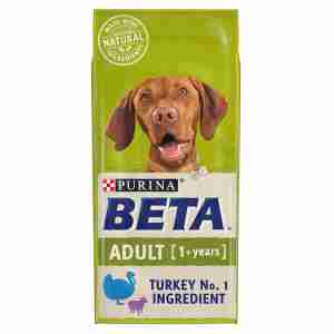 BETA Adult Dry Dog Food with Turkey & Lamb 14kg