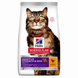 Hill's Science Plan Feline Adult 1+ Sensitive Stomach & Skin Chicken