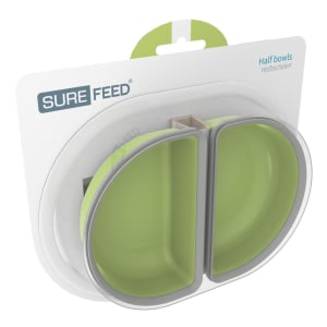 SureFeed Cat Half Bowl Set Green Pet Supermarket